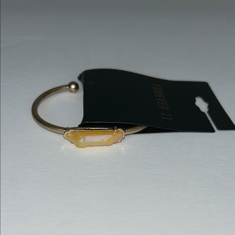 Forever 21 Gold Minimalist Cuff Bracelet